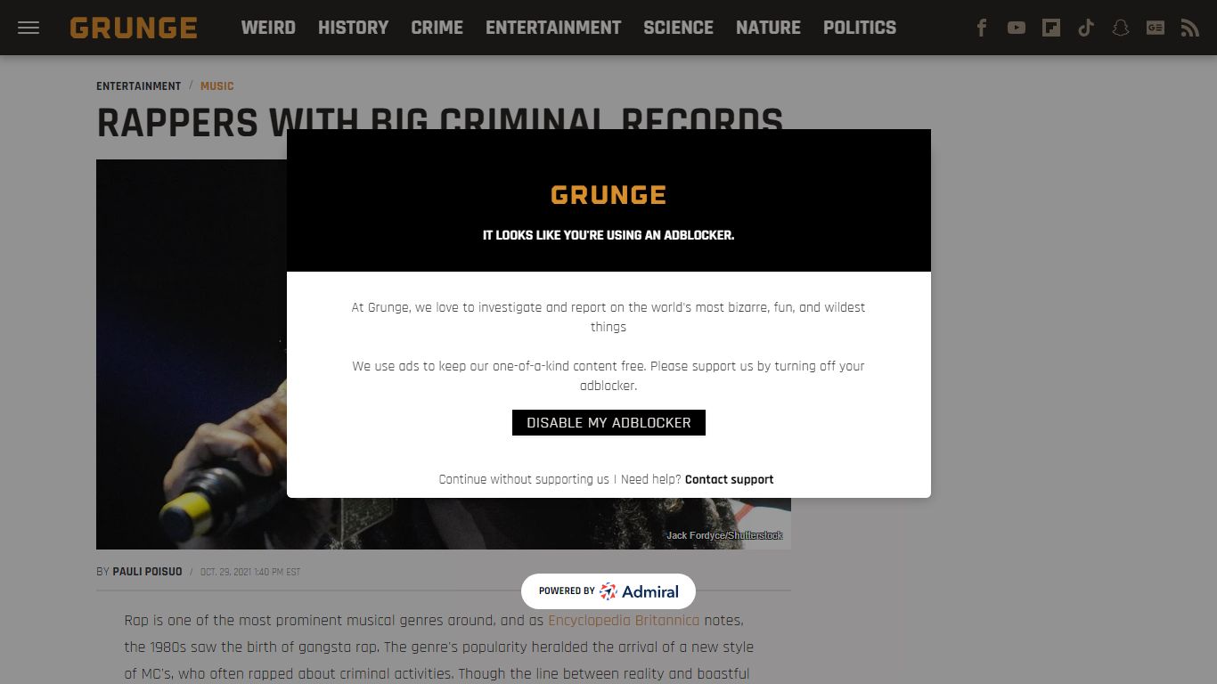 Rappers With Big Criminal Records - Grunge